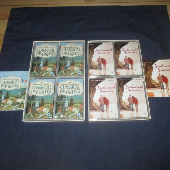 Reader's Digest Treasure Chest of 2 cassette collections 4 tapes each (unopened) - Picture 3 of 4